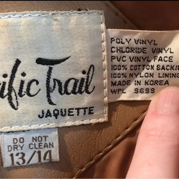 Vintage 1960’-1970’s pleather Pacific Trail Jaquette. - Picture 10 of 10